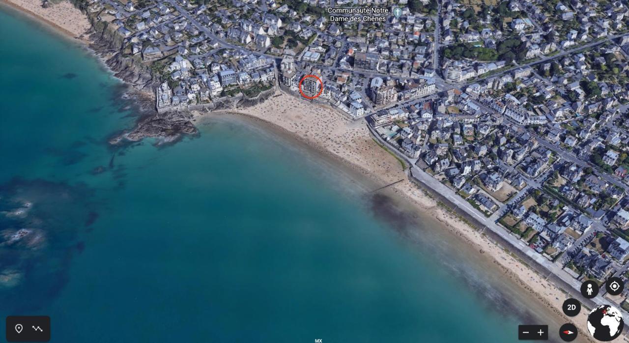 Appartement les pieds dans l'eau - Résidence sur la plage Saint-Malo Extérieur photo