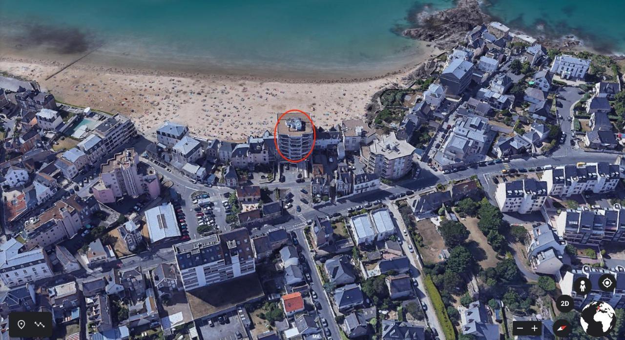 Appartement les pieds dans l'eau - Résidence sur la plage Saint-Malo Extérieur photo