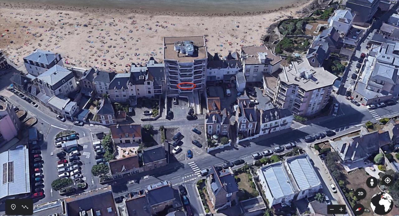 Appartement les pieds dans l'eau - Résidence sur la plage Saint-Malo Extérieur photo