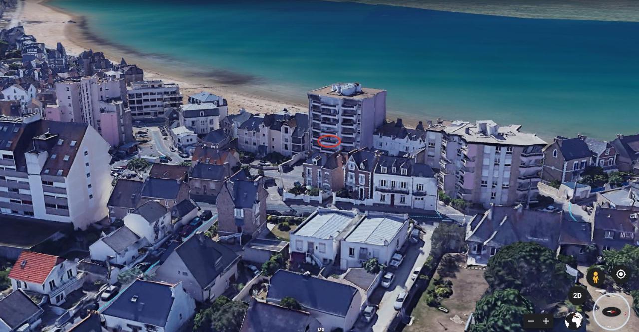 Appartement les pieds dans l'eau - Résidence sur la plage Saint-Malo Extérieur photo